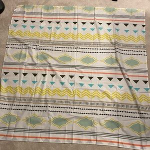 Set of 2. Colorful curtain/tapestry. 54x54. Not lined.